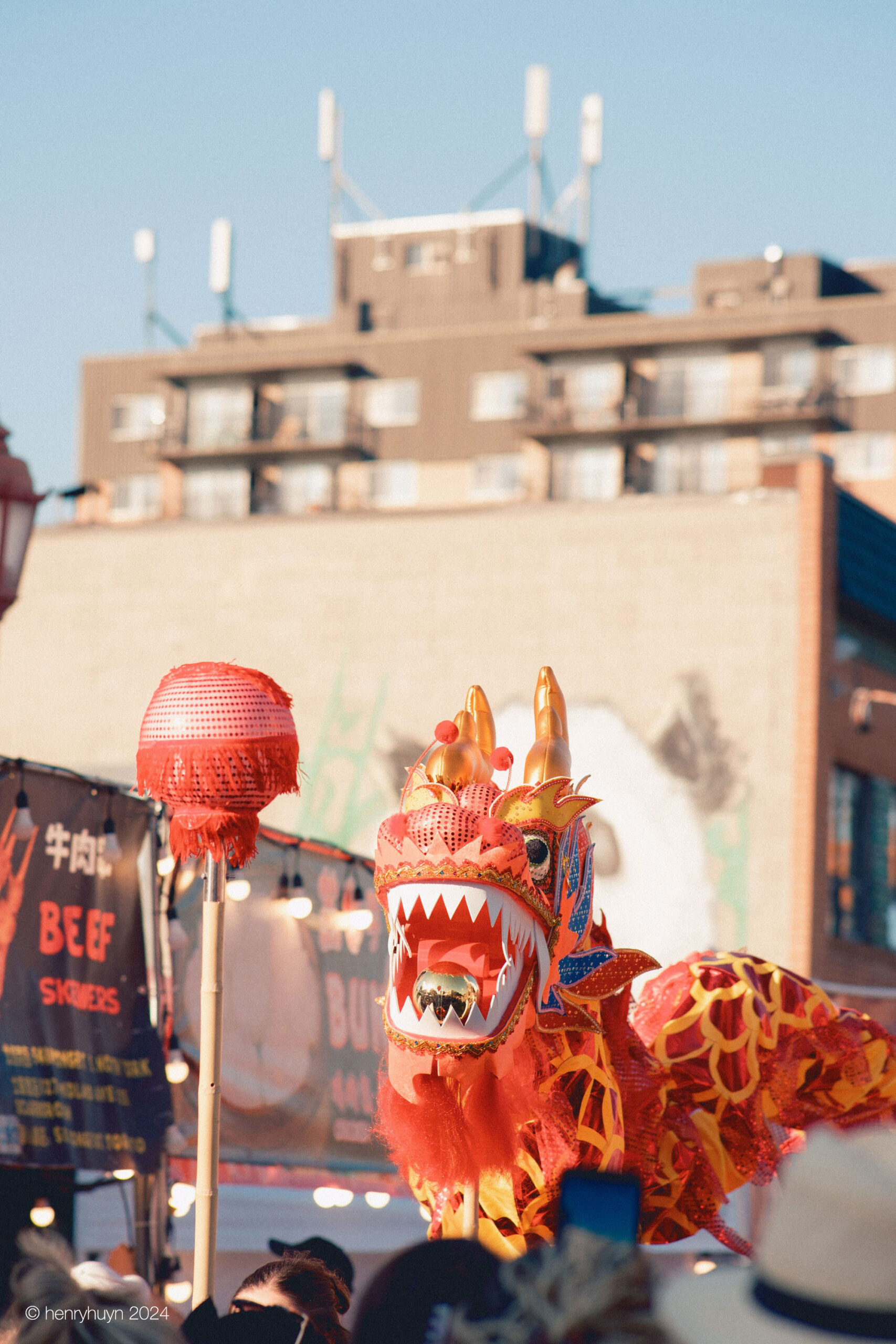 One of the parade's top attractions: the mesmerizing Dragon Dance.